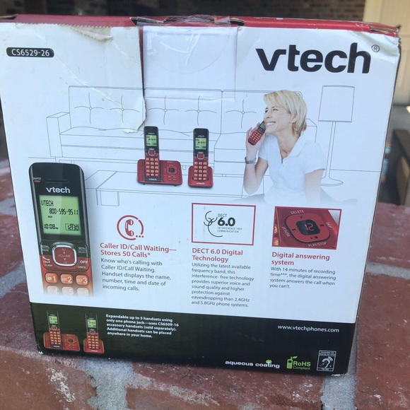 NIB vtech cordless phone with answering machine - Picture 3 of 3